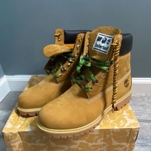 Timberlands x Bape x Undefeated